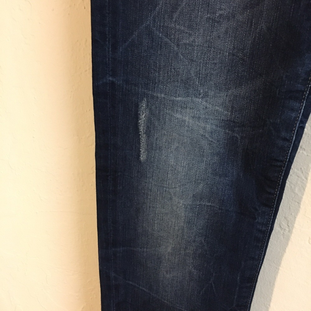 NEW Mavi Jeans 27 Blue Serena Low Rise Super Skinny Faded Denim - Picture 8 of 14